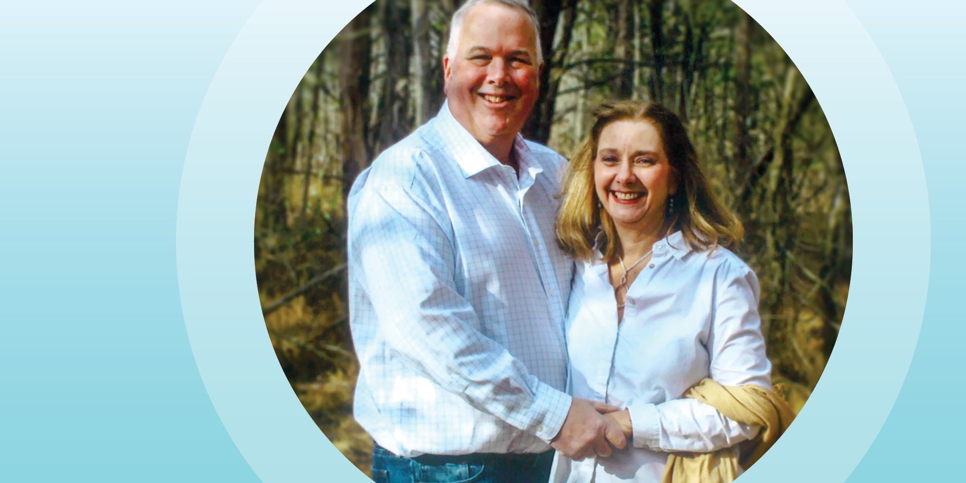 Patient and wife posing for a photo | Doylestown Health