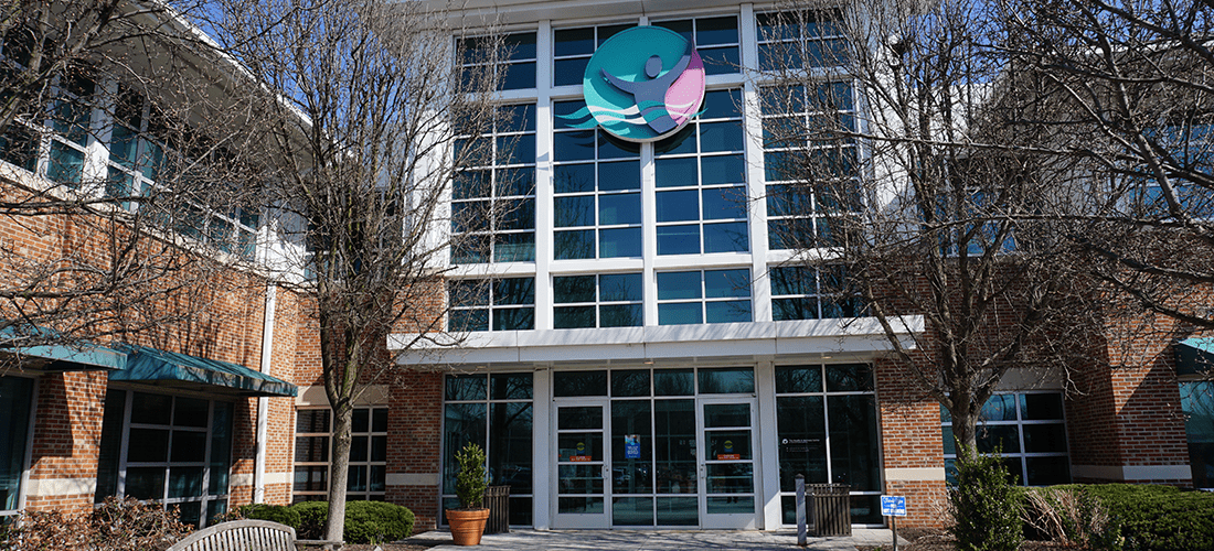 Entrance to the Doylestown Health Primary Care Residency Clinic at the Health and Wellness Center